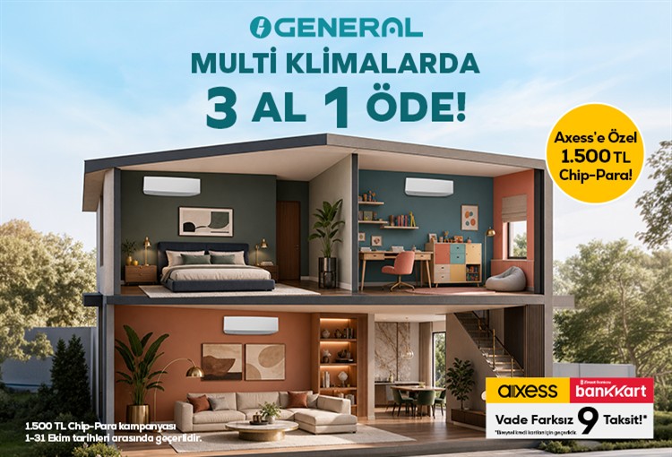 General multi klima 3 al 1 öde kampanyası - Ayvalık